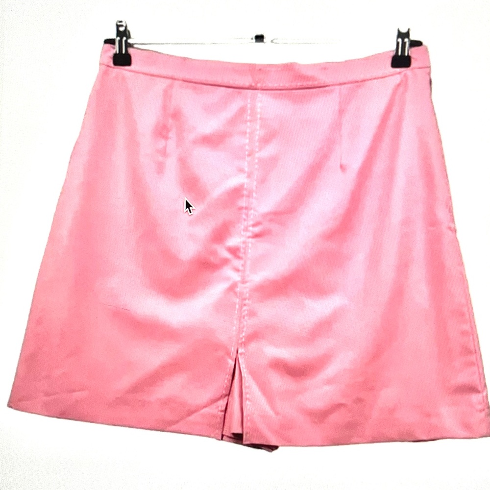 IZOD Pink Tennis Skirt with White Stitching- Size 8